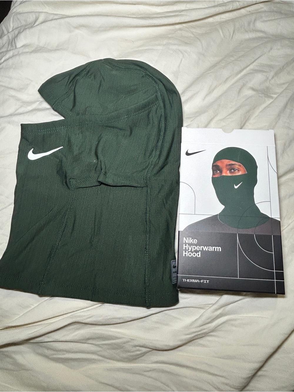 Nike Hyperwarm Hood Balaclava - Dark Green